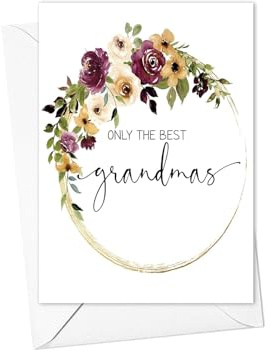 Pregnancy Announcement Card for Grandma, Great Grandma, Baby Announcement from Daughter, Great Grandma Baby Reveal MARSALA (Grandma)