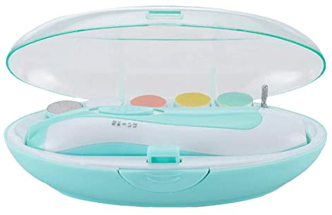 Rosixehird Cortauñas para bebés 6 en 1 | Cortaúñas eléctrico para limas de uñas para bebés con luz LED de 6 lijas - Kit de Cuidado de uñas para recién Nacidos, niños pequeños Adultos