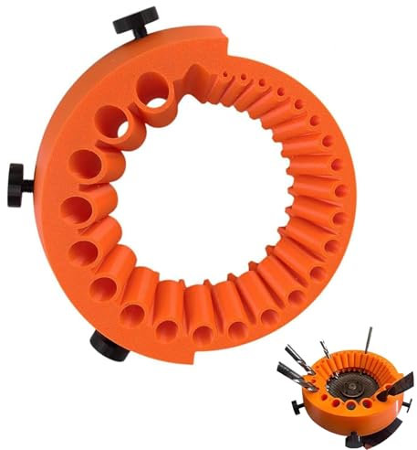 Afilador de brocas universal, dispositivo de afilado preciso con accesorio de afilado para amoladora angular, eficiente afilador de brocas para afilar taladros