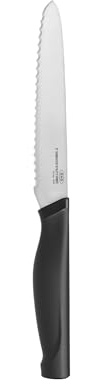 OXO Good Grips 5-in Serrated Utility Knife,Silver/Black