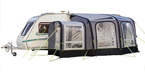 OLPRO Outdoor Leisure Products View 300 Caravan Inflatable Porch Awning With Porch Extension
