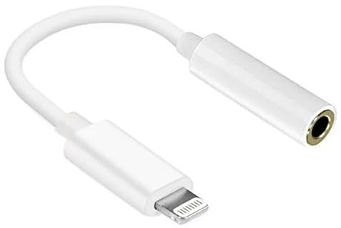 AZOX® Lightning to 3.5 mm Headphone Jack Adapter, Earphone Dongle Aux Cord Earbuds Audio Cable Converter for iPhone 14 13 12 11 Pro Max iPhone X XS XR Max iPhone 8 Plus 7 Plus