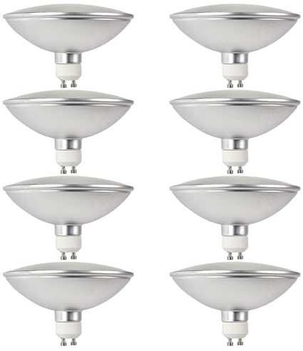 PAZWAHF Bombilla LED AR111 GU10 Reflector de Base Luz de inundación 12 vatios 1200 lúmenes (Equivalente a halógeno de 100 W) Foco de ángulo de Haz de 120 Grados CA 85 V -265 V no Regulable
