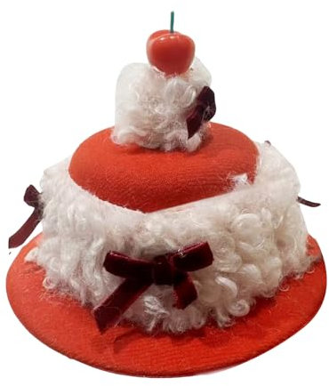 DAYnagh Pince à cheveux pour femme et fille Motif gâteau d'anniversaire Crème