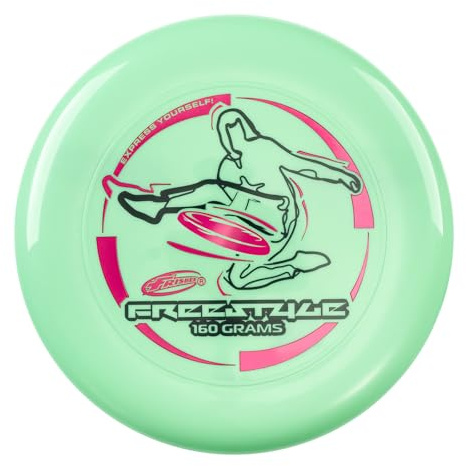 Wham-O Frisbee Freestyle Disc 160g, 26.67cm, PE Resistente e Flessibile per Spiaggia all'aperto, Divertimento in Famiglia -1 Pack
