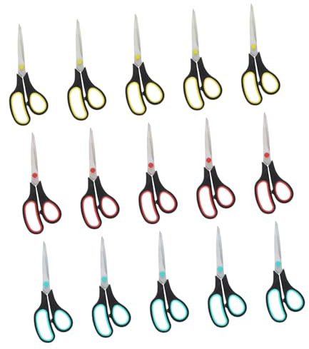 SHINEOFI 15piezas Tijeras Para Bordado Cortar Punto De Cruz Mango Cómodo Para Manualidades y Hogar