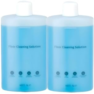 2 Bidons De 1 L De Solution De Nettoyage Concentrée For Robots Laveurs De Sols, Compatible Avec Roborock G20/G10/U10/T7S Les Séries, Formule Sans Traces For Parquets Et Carrelages.