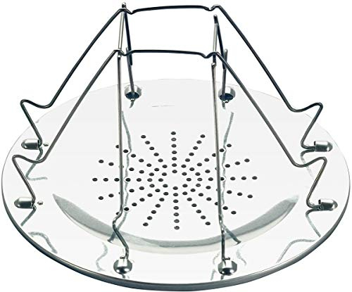 Camping-Toaster aus Edelstahl Toast-Aufsatz für Gaskocher 4 Schreiben Brot Toast