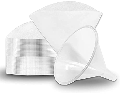 KAIHENG 50 Filterkegel und Trichter 11.4cm -Ölfilter für Friteusen Ölfilter Vliesfilterkegel Fettfilterkegel Am besten für Restaurants, Cafés, Imbisswagen, Hotels