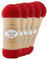 5 x 100g Sockenwolle Alize Superwash Artisan 75% Wolle Strickwolle Häkelgarn Farbwahl, Farbe:56 rot