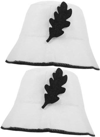 Ipetboom 2 Pezzi Di Feltro Cappello Sauna Doccia Bagno Cuffia Vapore Cuffia Per Sauna Spa Doccia Bagno Turco Uso Domestico