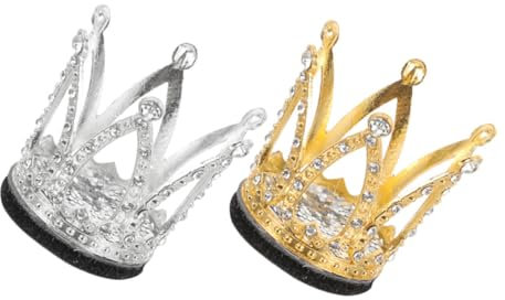 Beatifufu 2stücke Rhinestone Krone Helm Dekoration Für Motorrad Scooter Und Skihelme Einfache Installation Leicht Und Einzigartig Für Süße Accessoires