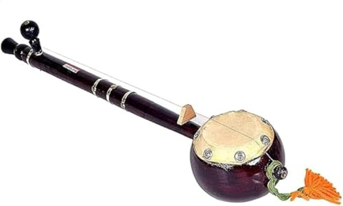 Handmade Indian Wooden Iktara (Tumbi) – Traditional Folk Musical Instrument