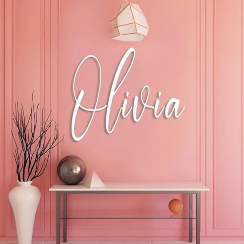 Plaque nominative en miroir acrylique personnalisée, décoration murale personnalisée, plaque nominative, logo miroir moderne, décoration de mariage, fête d'anniversaire