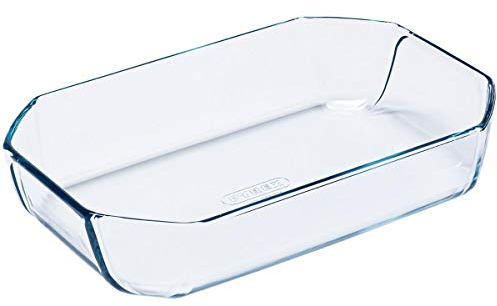 Pyrex Inspiration Fuentes para Horno, Acero Inoxidable, 33 x 22 cm, Transparente