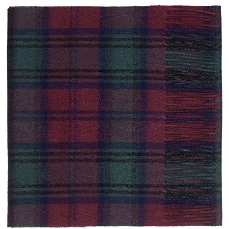 Oxfords Cashmere Reine Schurwolle Luxury Tartan Schal, Lindsay