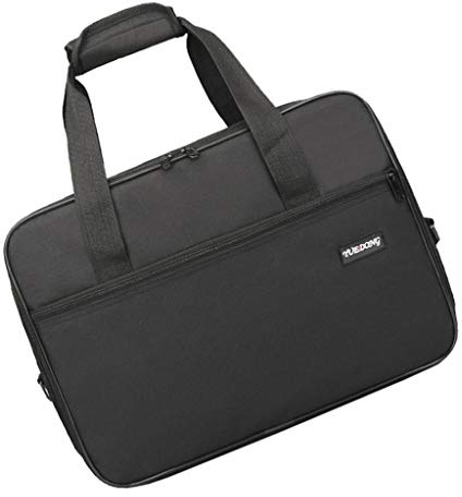 LoveinDIY Dubbel bas Trumpedal Vadderad Väska Mjukt fodral 16 x 12 x 7 tum – Svart, bd1391805c2e9c9fa2583a9d9e8612e8