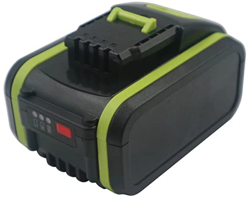 Compatible with Worx 20 Volt Battery Lithium ion 5.0Ah 5000mAh Perfectly Replacement Batteries 20V Cordless Drills Chainsaws Reciprocating Saws Circular Saws Power Tools Battery
