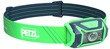 PETZL - Lampe frontale TIKKA CORE - 450 lumens, Vert, livrée avec la batterie rechargeable CORE