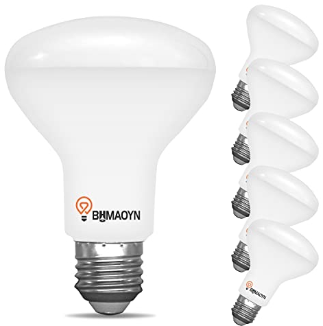 BHMAOYN LED-Reflektor R80 E27 12W Neutralweiß 4000K,1100LM mit 110° Abstrahlwinkel,Ersatz Halogenstrahler E27 100W,AC 230V,R80 LED Reflektorlampen für Deckenstrahler,Nicht Dimmbar,6er-Set