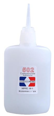 EIRZNGXQ 502 Super Glue, Colla Universale Istantanea Ascìugatura Rapida, Cianoacrilato Forte Rapido, per pelle