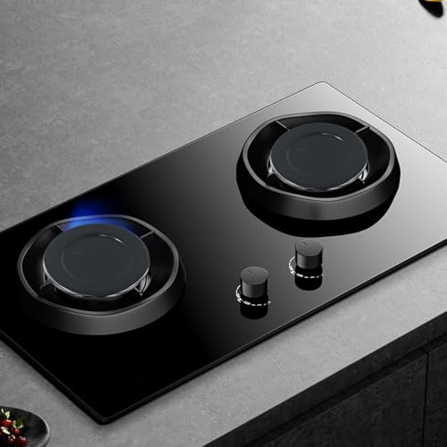 Cooker Hob Gas Burner Cap, Gas Stove Top Burner Cover Kit, For Medium Gas Cookers, 4 Piece Set 55Mm 75Mm 100Mm(Concave)