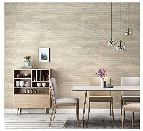 IHFMPFKJ Papel Tapiz de Rayas Simples para Dormitorio de Adultos, Papel Tapiz 3D para Sala de Estar, Papel Tapiz Moderno Minimalista no Tejido, Rollo de Papel Tapiz en Relieve para niños y niñas