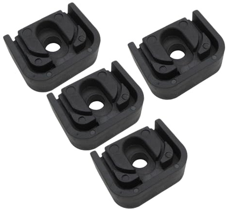 CONGARTENO 4pcs Shock Pad Condenser Pad Air Conditioner Outdoor Unit Pads Anti Vibration Pads Anti Pads for Air Conditioner Vibration Damper Appliance Anti-Vibration Pads Black Rubber
