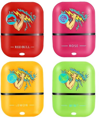 DOKRIN Inhaladores manuales,Juego de 4 cánulas nasales portátiles de doble orificio para un rápido alivio de la congestión nasal, una mejor respiración y una mayor concentración.