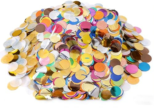 Vielseitige Konfetti Mischung für Luftballonfüllung Farbenfrohes Confetti & Pailletten in Vielzahl Farben, ideal Als Konfetti Luftballons Dekoration für Hochzeit, Geburtstag Party & Feier