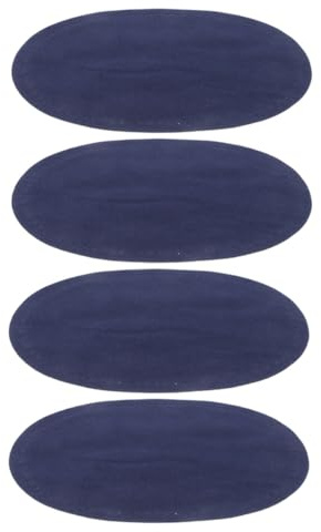 FOMIYES 2Pair Oval Elbow Patches for Men’S Gym Jackets and Pants Fabric Repair Patches for Sweaters with Reinforcement Function