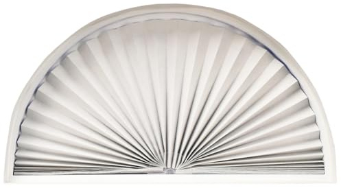 Redi Shade No Tools Original Arch Fabric Light Blocking Pleated Shade