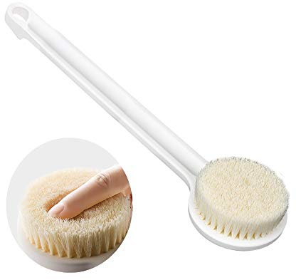 Ithyes Trockenbürste,Körperbürste Rückenbürste für,badebürste Langer Griff Sanfter Rücken Scrubber Behandlung, verbessert Lymphfunktionen, Peeling, zum Entfernen abgestorbener Haut