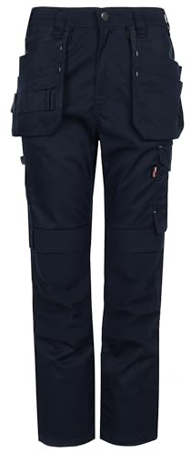 TuffStuff Mens Work Trouser 715 Proflex Work Trouser, Navy, 34W UK