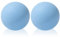Gemtte 2 Stück Faszienball Klein Set, Massagebälle für Rücken Wirbelsäule Füße Hände, Massage Triggerpunktball für Yoga Myofasziale Entspannung Muskelentspannung (Blau)