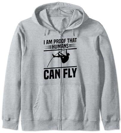 Track & Field Shoes Pole Vaulting Training Pole Vault Zip Hoodie