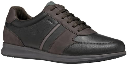 Geox Scarpe da Ginnastica da Uomo U Avery Brown, Taglia 41 EU, Marrone, 41 EU