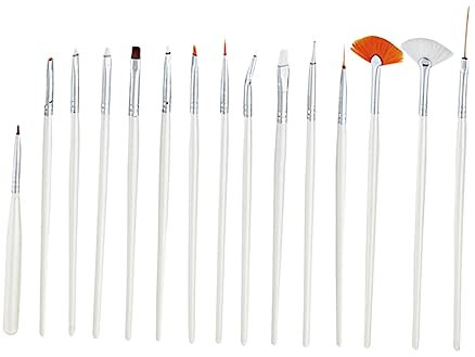 Housoutil Pennello Per Pittura E Decorazioni Per Torte Kit Da 30 Pezzi Per Nail Art Versatile Per Nail Art in Gel