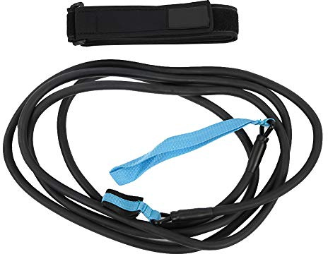 Ceinture de Résistance à la Natation, 4 M, Corde de Traction pour Exercice de Natation, Attache de Résistance avec Ceinture Réglable (4MM12MM4M
