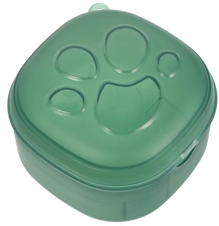 GARVALON Pacifier Holder Case Adorable Cartoon Design Transparent Storage Box for Travel and Outdoor Use Versatile Care Accessory Easy to Clean and Maintain