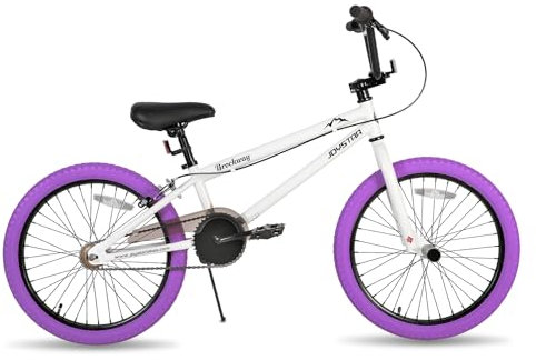 JOYSTAR Gemsbok Vélo BMX 20 pour enfants de 7 à 11 ans 20 Violet