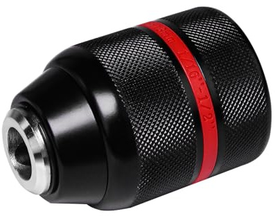 KPROE Keyless Drill Chuck 1/2-20UNF Compatible with Milwaukee M18/M12, 1.5-13mm Self-Tightening Quick Change Chuck for Drills & Impact Drivers, Alloy Steel Construction