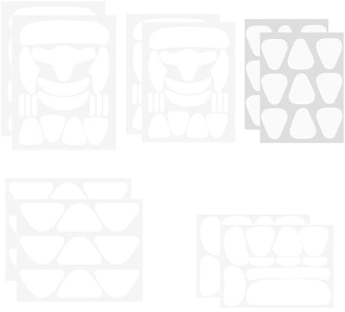 120 Piezas Parches Antiarrugas, Facial Patches Parches de Antiarrugas transparente la frente Cara barbilla boca ojos,tiras triangulares,eliminar las Líneas Finas las arrugas&líneas de patas de gallo