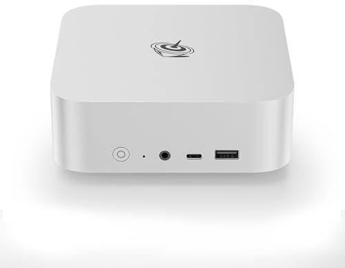 Beelink SER8 Gaming Mini PC, Ryzen 7 8845HS, 24Go DDR5, SSD NVMe 1To, Mini Ordinateur Bureau prenant en Charge Trois écrans 4K, Mini Ordinateur Professionnel pour la bureautique, LAN 2,5 G, Wi FI 6