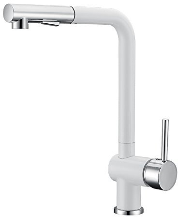 BLHKBAIKBN Grifo de Cocina Totalmente de Cobre, Grifo extraíble para Platos fríos y Calientes, Grifo para Pintura para Hornear de Alta Temperatura