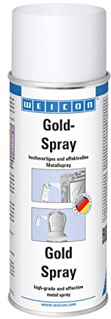 Weicon Gold-Spray 400 ml I hochwertiges und effektvolles Metallspray