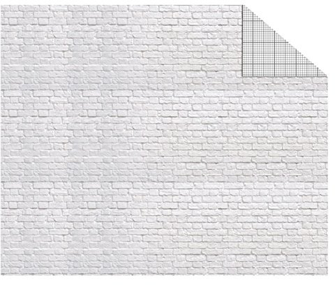 Ursus 11404605 - Cartoncino Fotografico, modellismo, Mattoni, Formato DIN A4, 300 g/mq, 10 Fogli, Stampato su Entrambi i Lati, in cellulosa Fresca, Base Ideale per opere d'Arte di Carta