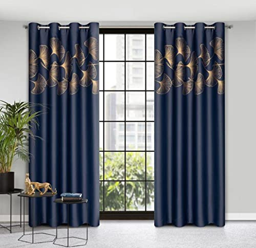 Eurofirany färdig gardin Harmony 140 x 250 cm marinblå