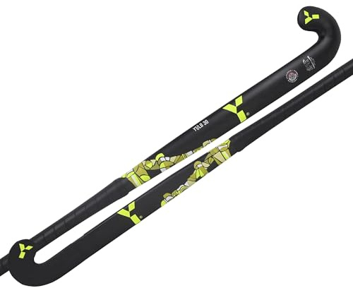 Y 1 Hockey, LB 30, Bastone da Hockey, 30% Carbonio, Bastone da hockey su prato, Attrezzatura sportiva per bambini, Gamma Paris, 35