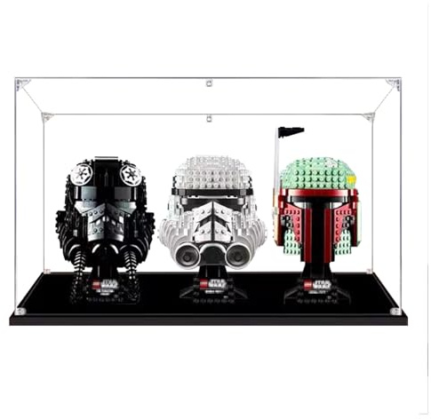 1 Pieza 50x20x25cm 3 mm Vitrina Acrílica Transparente Antipolvo,para Lego Modelo 21030 21334 75304 75328 75349 76285 80110 Grand Caja de Exhibición